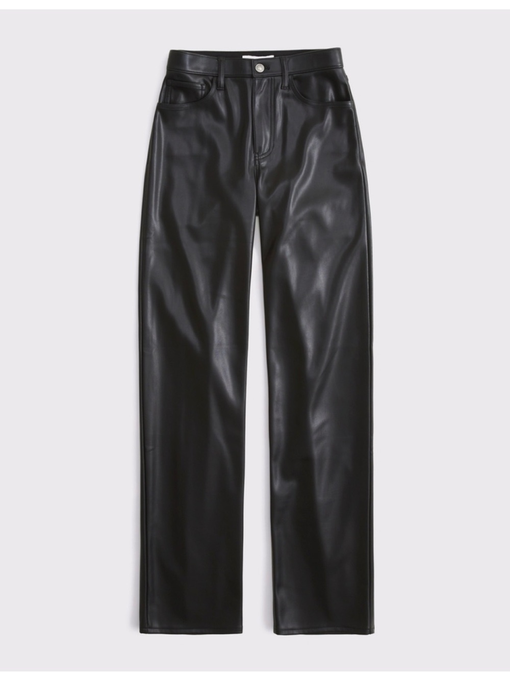Abercrombie & Fitch 90s Relaxed High Rise Leather Pants